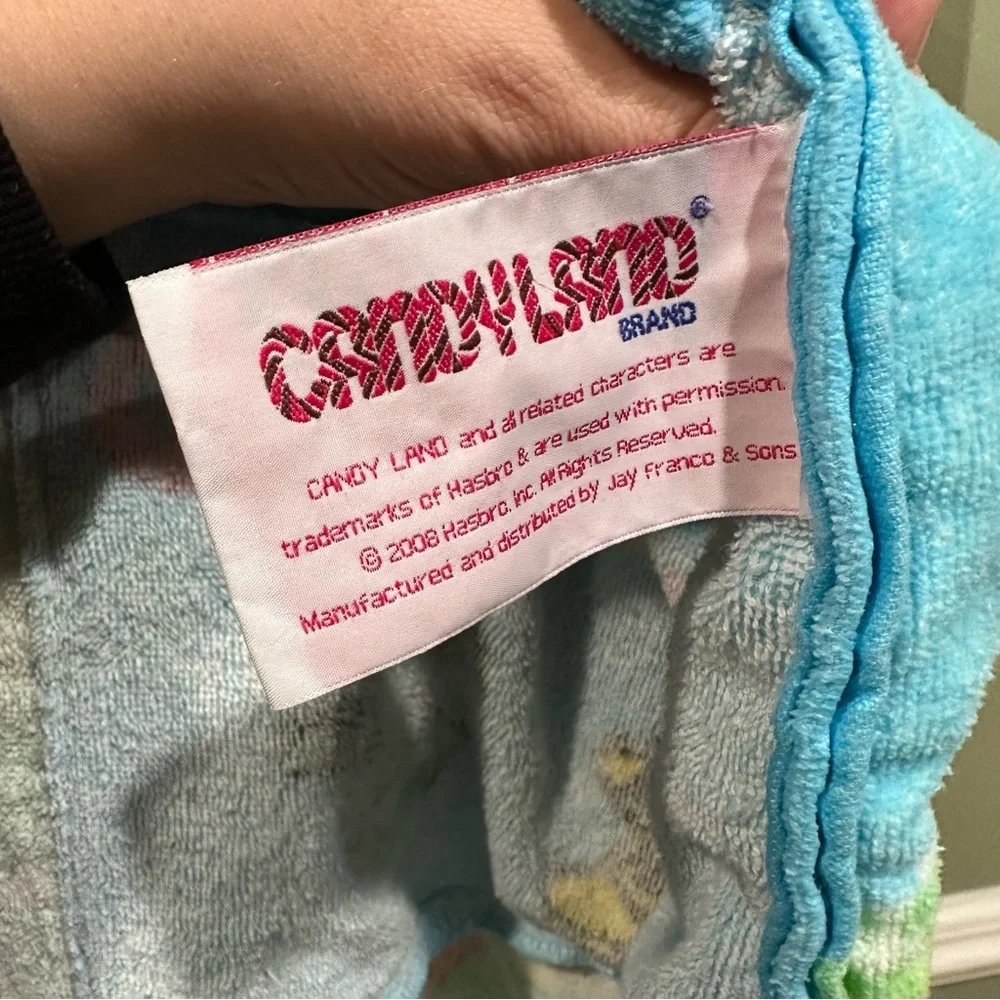 Vintage Candy Land Towel Poncho – 2008 Hasbro x Jay Franco & Sons
